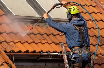 Démoussage et hydrofuge de toiture à Targon